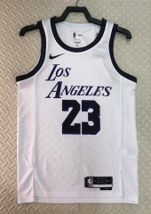2022-2023 City Edition Los Angeles Lakers White #23 NBA Jersey-311