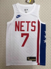 2022-2023 Retro Edition Brooklyn Nets White #7 NBA Jersey-311