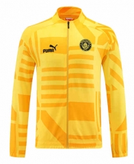 2022-2023 Manchester City Yellow Thailand Soccer Jacket -LH