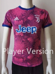 Player Version 2022-2023 Juventus 2nd Away Red Thailand Soccer Jersey AAA-807
