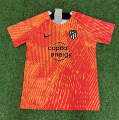 2022-2023 Atletico Madrid Orange Thailand Training Soccer Jersey