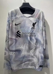 2022-2023 Liverpool Away White LS Thailand Soccer Jersey AAA