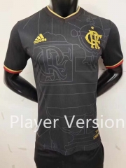 Player Version 2022-2023 Champion Version Flamengo Black Thailand Soccer Jersey AAA