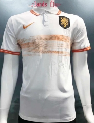 2022-2023 Netherlands White Thailand Polo Shirt-2044