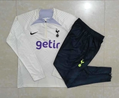 2022-2023 Tottenham Hotspur Earthy Yellow Thailand Soccer Tracksuit-815