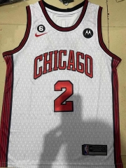 2022-2023 City Editio Chicago Bulls White #2 NBA Jersey-1380