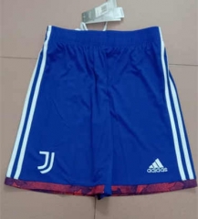 2022-2023 Juventus 2nd Away Blue White Thailand Soccer Shorts