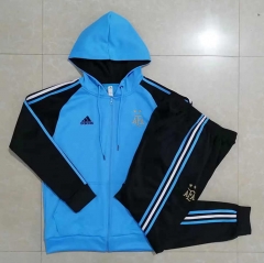 2022-2023 Argentina Light Blue Thailand Soccer Jacket Uniform With Hat-815