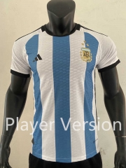 Player Version 2022-2023 Argentina Blue&White Thailand Soccer Jersey AAA-SJ