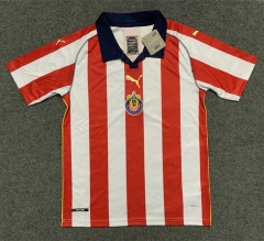 Commemorative Edition Deportivo Guadalajara Home Red&White Thailand Soccer Jersey AAA-6032