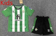 2022-2023 Real Betis Home White&Green Kid/Youth Soccer Unifrom-6032