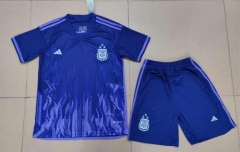 (3 Stars) 2022-2023 Argentina Away Purple Soccer Uniform-718