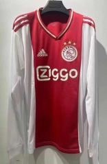 2022-2023 Ajax Home Red LS Thailand Soccer Jersey AAA-9268