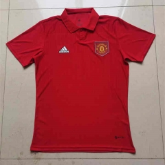 2022-2023 Manchester United Red Thailand Polo Shirt-807