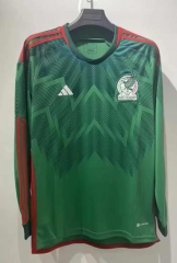 2022-2023 Mexico Home Green LS Thailand Soccer Jersey AAA-9268