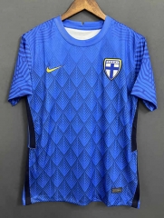 2022-2023 Finland Away Blue Thailand Soccer Jersey AAA-9171