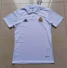 2022-2023 Real Madrid White Thailand Polo Shirt-807