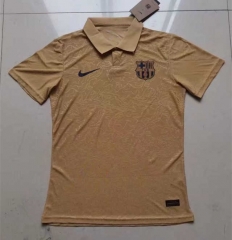 2022-2023 Barcelona Khaki Thailand Polo Shirt-807
