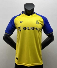 2022-2023 Al-Nassr FC Yellow Thailand Soccer Jersey AAA