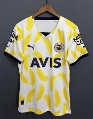 2022-2023 Fenerbahçe Home Yellow&White Thailand Soccer Jersey AAA-9171