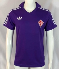 Retro Version 79-80 Fiorentina Home Purple Thailand Soccer Jersey AAA-503