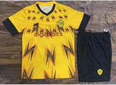 2022-2023 Roma Yellow Soccer Uniform-709