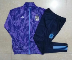 ( 3 Stars ) 2022-2023 Argentina Purple Thailand Soccer Jacket Uniform-815