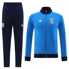 2022-2023 Italy Blue Thailand Soccer Jacket Uniform-LH