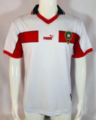 1998 Retro Version Morocco Away White Thailand Soccer Jersey AAA-503