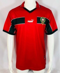 1998 Retro Version Morocco 3rd Red Thailand Soccer Jersey AAA-503