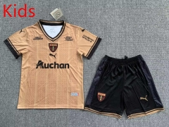 2022-2023 RC Lens Khaki Kids/Youth Soccer Uniform-HR