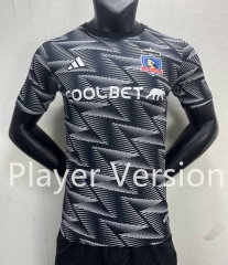Player Version 2023-2022 Colo-Colo 3rd Away Black Thailand Soccer Jersey AAA-888