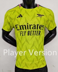 Player Version 2023-2024 Arsenal Green Thailand Soccer Jersey AAA