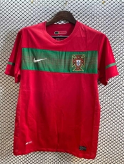 Retro Version 2010 Portugal Home Red Thailand Soccer Jersey AAA-2669