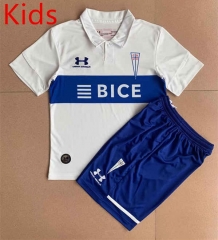 2023-2024 CD Universidad Católica Home Blue&White Kids/Youth Soccer Uniform-AY