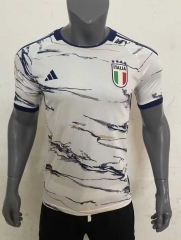 (S-4XL) 2023-2024 Italy Away White Thailand Soccer Jersey AAA-416