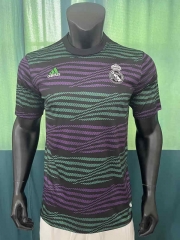 2023-2024 Real Madrid Purple&Green Training Soccer Jersey AAA-305