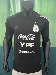 (3 Stars) 2022-2023 Argentina Black Thailand Training Soccer Jersey-305