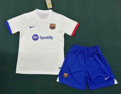 2023-2024 Barcelona Away White Soccer Uniform-709