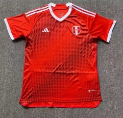 2023-2024 Peru Away Red Thailand Soccer Jersey AAA-512