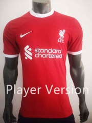 Player Version 2023-2024 Liverpool Home Red Thailand Soccer Jersey AAA-518