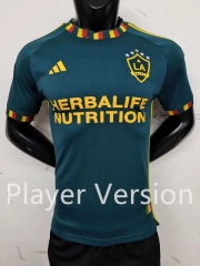 Player Version 2023-2024 Los Angeles Galaxy Away Blue Thailand Soccer Jersey AAA