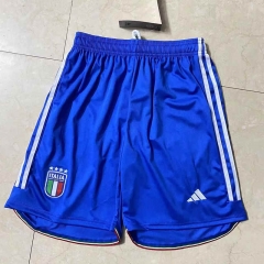 2023-2024 Italy Home Blue Thailand Soccer Shorts-6749