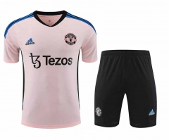 2023-2024 Manchester United Pink Thailand Soccer Jersey Uniform-418