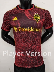 Player Version 2023-2024 Seattle Sounders FC Red Thailand Soccer Jersey AAA-9926