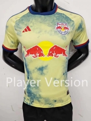 Player Version 2023-2024  New York Red Bulls Home Yellow Thailand Soccer Jersey AAA-4952