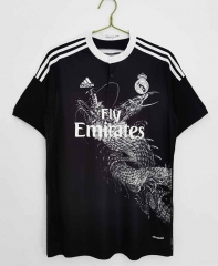 Retro Version 14-15 Real Madrid 2nd Away Black Thailand Soccer Jersey AAA-C1046