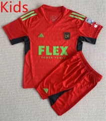 2023-2024 Los Angeles FC Goalkeeper Red Kids/Youth Soccer Uniform-AY