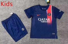 2023-2024 Paris SG Home Royal Blue Kid/Youth Soccer Uniform-8975