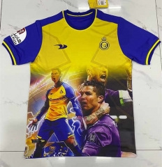 2022-2023 Special Version Al-Nassr FC Yellow&Blue Thailand Soccer Jersey AAA-4927